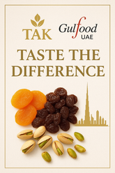 Upcoming: TAK Dry Fruit to Exhibit at GULF FOOD January 26–30, 2026
